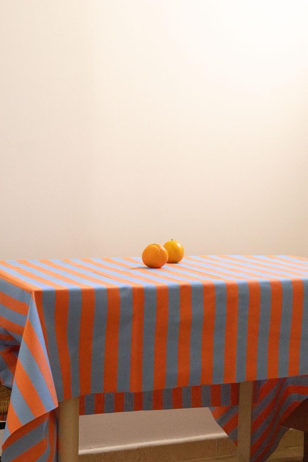 MANTEL ANTIMANCHAS ILLETA NARANJA